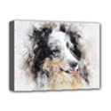 Dog Shetland Pet Art Abstract Deluxe Canvas 16  x 12   View1