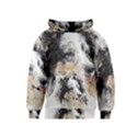 Dog Shetland Pet Art Abstract Kids  Pullover Hoodie View1