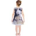 Dog Shetland Pet Art Abstract Kids  Tunic Dress View2