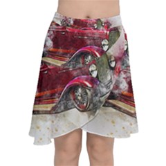 Car Old Car Art Abstract Chiffon Wrap