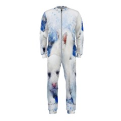 Dog Cats Pet Art Abstract Onepiece Jumpsuit (kids) by Celenk