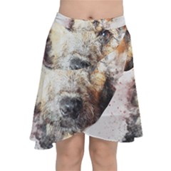 Dog Animal Pet Art Abstract Chiffon Wrap