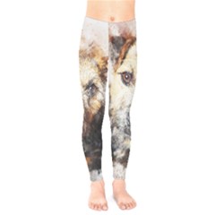 Dog Animal Pet Art Abstract Kids  Legging