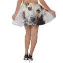 Dog Animal Pet Art Abstract Velvet Skater Skirt View2