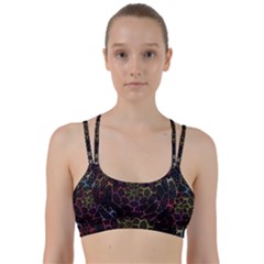 Background Grid Art Abstract Line Them Up Sports Bra by Celenk