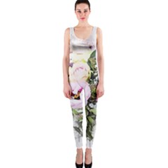 Flowers Bouquet Art Abstract Onepiece Catsuit by Celenk