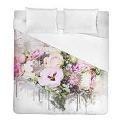 Flowers Bouquet Art Abstract Duvet Cover (full/ Double Size) by Celenk