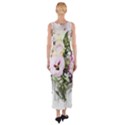 Flowers Bouquet Art Abstract Fitted Maxi Dress View2