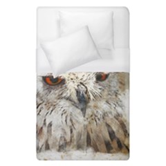 Bird Owl Animal Art Abstract Duvet Cover (single Size) by Celenk