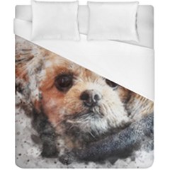 Dog Animal Pet Art Abstract Duvet Cover (california King Size) by Celenk