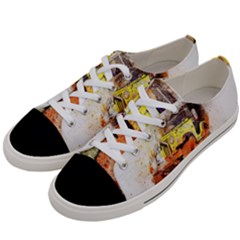 Car Old Car Fart Abstract Women s Low Top Canvas Sneakers