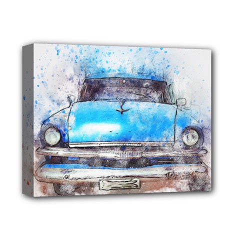 Car Old Car Art Abstract Deluxe Canvas 14  X 11  by Celenk