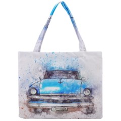 Car Old Car Art Abstract Mini Tote Bag by Celenk