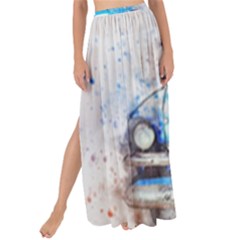 Car Old Car Art Abstract Maxi Chiffon Tie-up Sarong