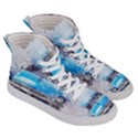 Car Old Car Art Abstract Women s Hi-Top Skate Sneakers View3