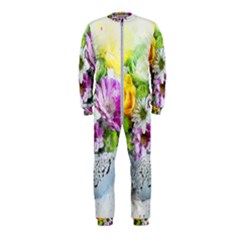 Flowers Vase Art Abstract Nature Onepiece Jumpsuit (kids) by Celenk