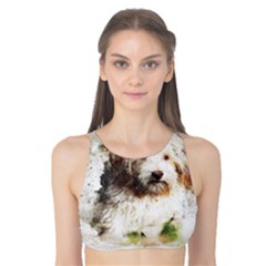 Dog Animal Pet Art Abstract Tank Bikini Top by Celenk