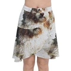 Dog Animal Pet Art Abstract Chiffon Wrap by Celenk