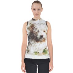 Dog Animal Pet Art Abstract Shell Top