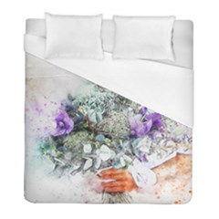 Flowers Bouquet Art Abstract Duvet Cover (full/ Double Size)