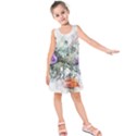 Flowers Bouquet Art Abstract Kids  Sleeveless Dress View1