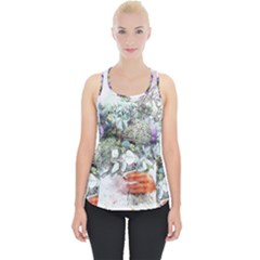 Flowers Bouquet Art Abstract Piece Up Tank Top