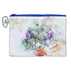 Flowers Bouquet Art Abstract Canvas Cosmetic Bag (xl)