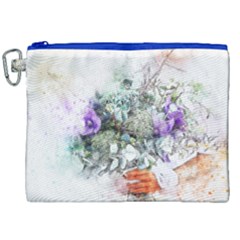 Flowers Bouquet Art Abstract Canvas Cosmetic Bag (xxl)