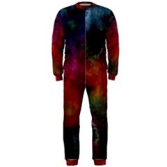 Abstract Picture Pattern Galaxy Onepiece Jumpsuit (men)  by Celenk