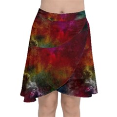 Abstract Picture Pattern Galaxy Chiffon Wrap