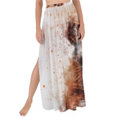 Dog Puppy Animal Art Abstract Maxi Chiffon Tie-up Sarong