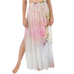 Flowers Bouquet Art Abstract Maxi Chiffon Tie-up Sarong