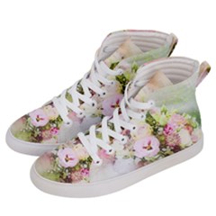 Flowers Bouquet Art Abstract Men s Hi-top Skate Sneakers