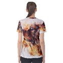 Dog Animal Pet Art Abstract Women s Sport Mesh Tee View2