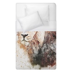 Lion Animal Art Abstract Duvet Cover (single Size) by Celenk