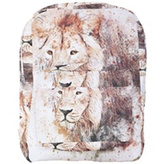 Lion Animal Art Abstract Full Print Backpack by Celenk