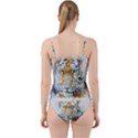 Tiger Animal Art Abstract Cut Out Top Tankini Set View2