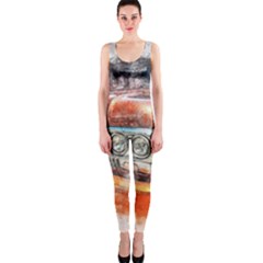 Car Old Car Art Abstract Onepiece Catsuit by Celenk