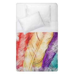 Feathers Bird Animal Art Abstract Duvet Cover (single Size) by Celenk