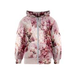 Flowers Bouquet Art Abstract Kids  Zipper Hoodie