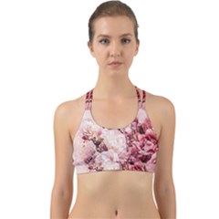 Flowers Bouquet Art Abstract Back Web Sports Bra