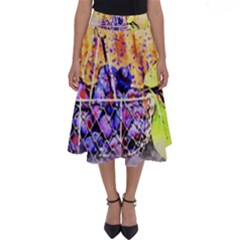 Fruit Plums Art Abstract Nature Perfect Length Midi Skirt by Celenk