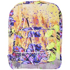 Fruit Plums Art Abstract Nature Full Print Backpack