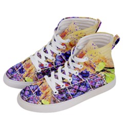 Fruit Plums Art Abstract Nature Women s Hi-top Skate Sneakers by Celenk