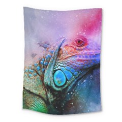 Lizard Reptile Art Abstract Animal Medium Tapestry by Celenk