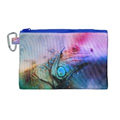 Lizard Reptile Art Abstract Animal Canvas Cosmetic Bag (large)