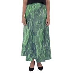 Geological Surface Background Flared Maxi Skirt