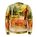 Tree Park Bench Art Abstract Men s Sweatshirt View1