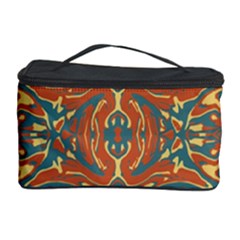 Multicolored Abstract Ornate Pattern Cosmetic Storage Case by dflcprints