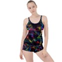 Background Light Glow Abstract Art Boyleg Tankini Set  View1